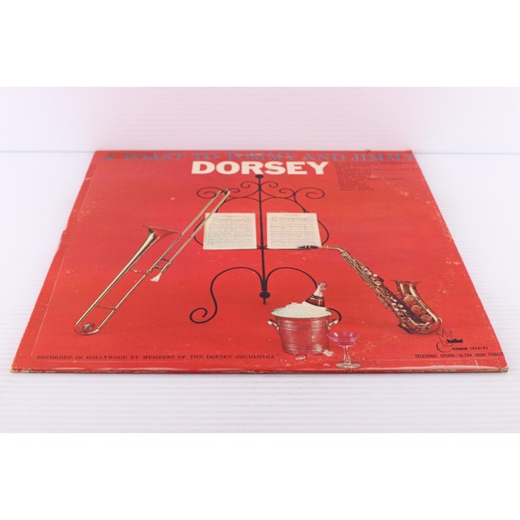 A Toast To Tommy & Jimmy Dorsey Orchestra 1957 Mono Jazz Vinyl LP Record 5047 - Picture 5 of 16